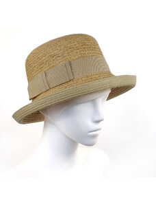 KRUMLOVANKA Letní dámský klobouk z paglie natural Fa-43501