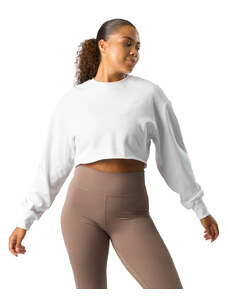 ICANIWILL Crop Top Nimble Cropped Crewneck White