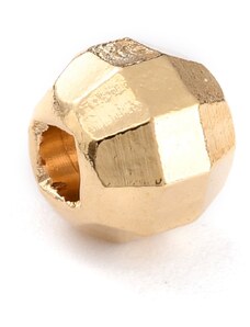 NUBIO Mosazný oddělovač, kulička, zlatá, 5,5x5 mm