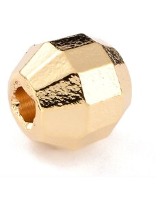 NUBIO Mosazný oddělovač, kulička, zlatá, 7x7 mm