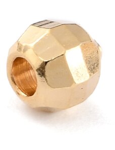 NUBIO Mosazný oddělovač, kulička, zlatá, 3,5x3,5 mm