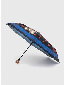 Deštník Moschino černá barva, 8377