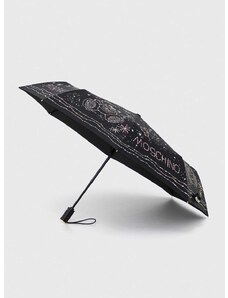 Deštník Moschino černá barva, 8198