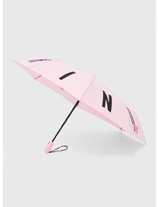Deštník Moschino růžová barva, 8911 OPENCLOSEA