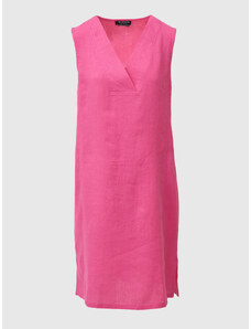 Růžové lněné šaty Verpass