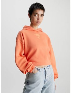 Calvin Klein Jeans | Gathered Hem mikina | Oranžová