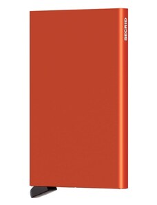Kožená peněženka Secrid oranžová barva