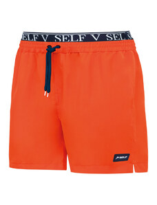 Pánské plavky SM25-26 Summer Shorts neonově oranžové - Self
