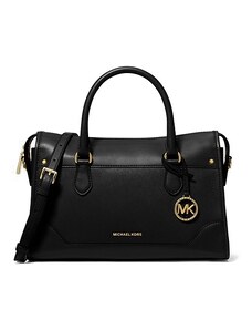 Michael Kors Harrison medium kožená kabelka černá