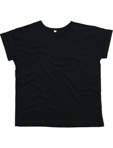 Mantis Volné dámské organické tričko Boyfriend s ohrnutými rukávky