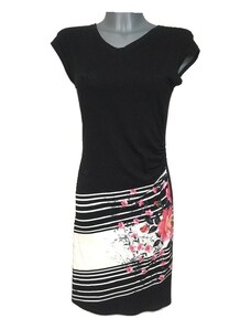 Scharf Dámské letní šaty řasené černé