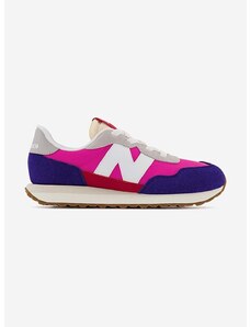 Dětské sneakers boty New Balance PH237EG růžová barva