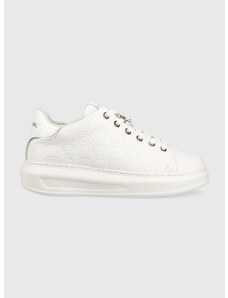 Kožené sneakers boty Karl Lagerfeld KAPRI KC bílá barva, KL62523F