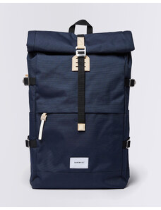 Sandqvist Bernt Navy with Natural Leather