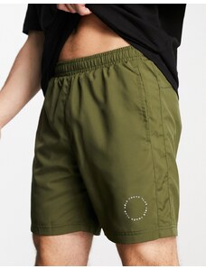 Able Track Club A Better Life Exists Active shorts in khaki-Green
