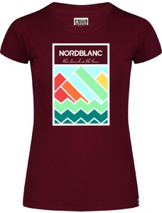 Nordblanc Sunbow dámské bavlněné tričko vínové