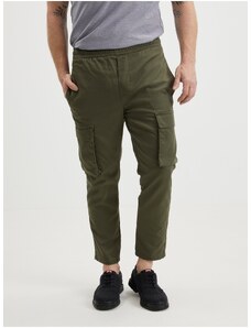 Khaki kalhoty s kapsami ONLY & SONS Rod - Pánské