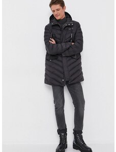 Péřová bunda Armani Exchange pánská, černá barva, zimní