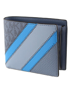 Michael Kors pánská peněženka COOPER s kapsou na drobné blue