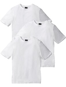 bonprix Tričko (3 ks v balení) Bílá