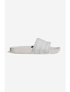Kožené pantofle adidas Originals Adilette šedá barva, FZ6450-grey