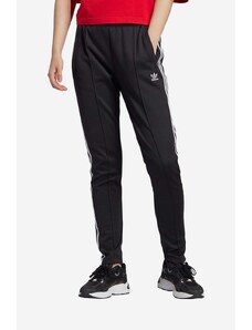 Tepláky adidas Originals černá barva, s aplikací, IB5916-black