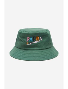 Bavlněný klobouk by Parra zelená barva, 47360.GREEN-GREEN