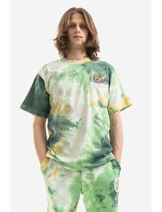 Bavlněné tričko CLOT zelená barva, CLTES10008.GREEN-GREEN
