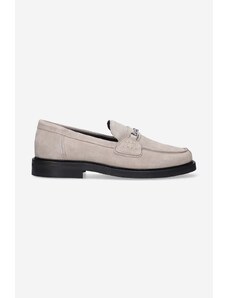 Semišové mokasíny Filling Pieces Loafer Suede šedá barva, 44222791108