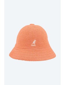 Klobouk Kangol Bermuda Casual oranžová barva, 0397BC.PEACH-PEACH.PINK