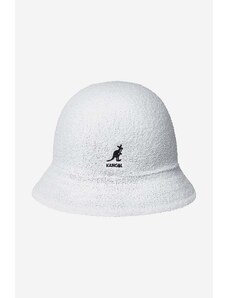 Oboustranný klobouk Kangol bílá barva, K3555.WHITE/BLACK-WHITE/BLCK