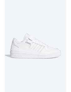 Kožené sneakers boty adidas Originals Forum Low bílá barva, FY7755-white