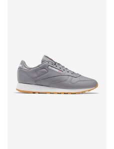 Kožené sneakers boty Reebok Classic Classic Leather šedá barva, GY3599-grey