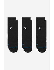 Ponožky Stance Icon Quarter 3-pack černá barva, A356A21IQP-WHT