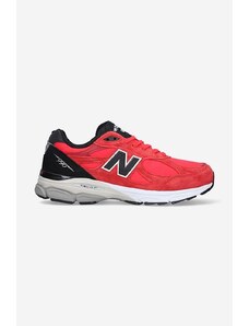 Sneakers boty New Balance M990PL3 červená barva, M990PL3-PL3