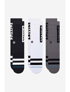 Ponožky Stance The OG 3-pack černá barva, A556C20OG3-CAM