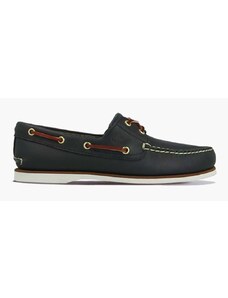 Kožené mokasíny Timberland Classic Boat 2 Eye pánské, černá barva, 74036.Classic-BLACK