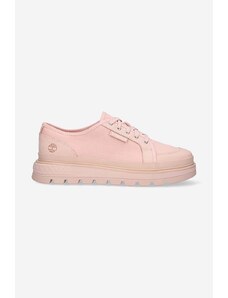 Sneakers boty Timberland City Mix Material Oxford růžová barva, A2MF5-PINK