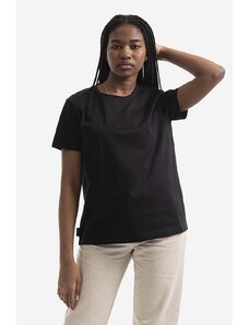 Bavlněné tričko Woolrich Logo T-shirt CFWWTE0056FRUT297 černá barva
