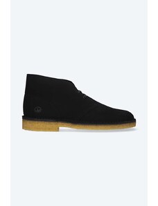 Střevíce Clarks Originals Desert Boot pánské, černá barva, 26162582