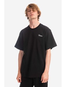 Bavlněné tričko CLOTTEE Script SS Tee černá barva, CTTE1001.BLACK-BLACK