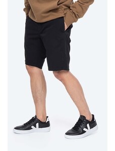 Bavlněné šortky Norse Projects Aros Light Twill Shorts černá barva, N35.0237.9999-9999
