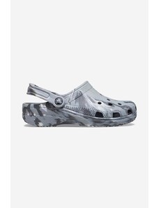 Pantofle Crocs Classic Marbled Clog šedá barva, 206867.LIGHT-black