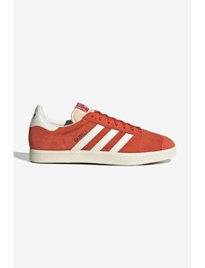 Semišové sneakers boty adidas Originals Gazelle oranžová barva, GY7339