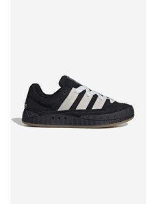 Semišové sneakers boty adidas Originals Adimatic černá barva, HQ6900-black