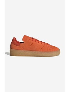 Semišové sneakers boty adidas Originals Stan Smith Crepe oranžová barva, FZ6445