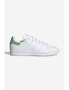 Kožené sneakers boty adidas Originals Stan Smith J bílá barva, HQ1854-white
