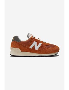Sneakers boty New Balance U574HT2 oranžová barva, U574HT2-HT2