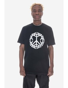 Bavlněné tričko 1017 ALYX 9SM Peace Sing T-shirt černá barva, s potiskem, AAUTS0407FA01 BLK0001