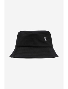 Bavlněný klobouk Norse Projects černá barva, N80.0101.9999-9999